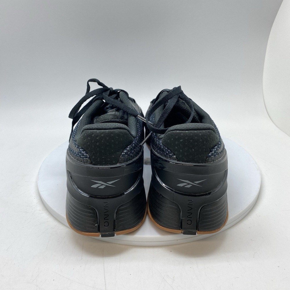 Reebok Sneakers Mens 10.5 Nano 3X Black Cross Training Athletic Gym Shoes - Picture 4 of 10